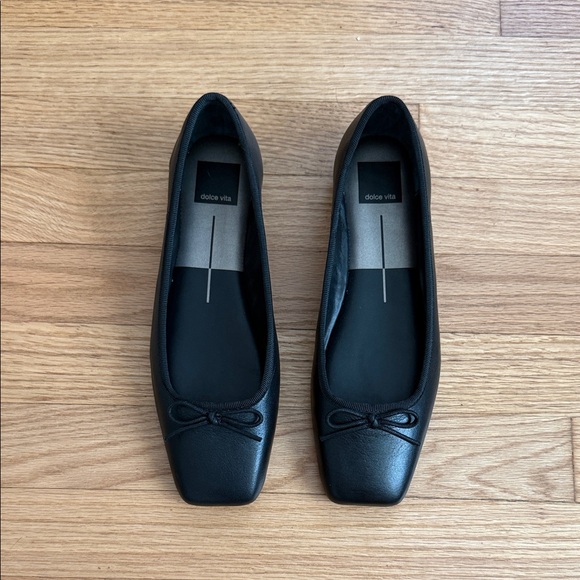Dolce Vita Shoes - Dolce Vita Black Square-Toe Flats